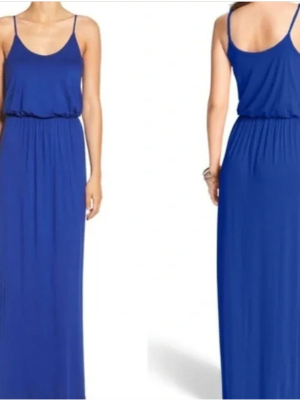 Lush Royal Blue Sleeveless Maxi Dress Size S